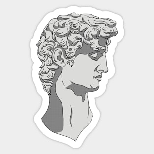 Marble David Pop Art Sticker